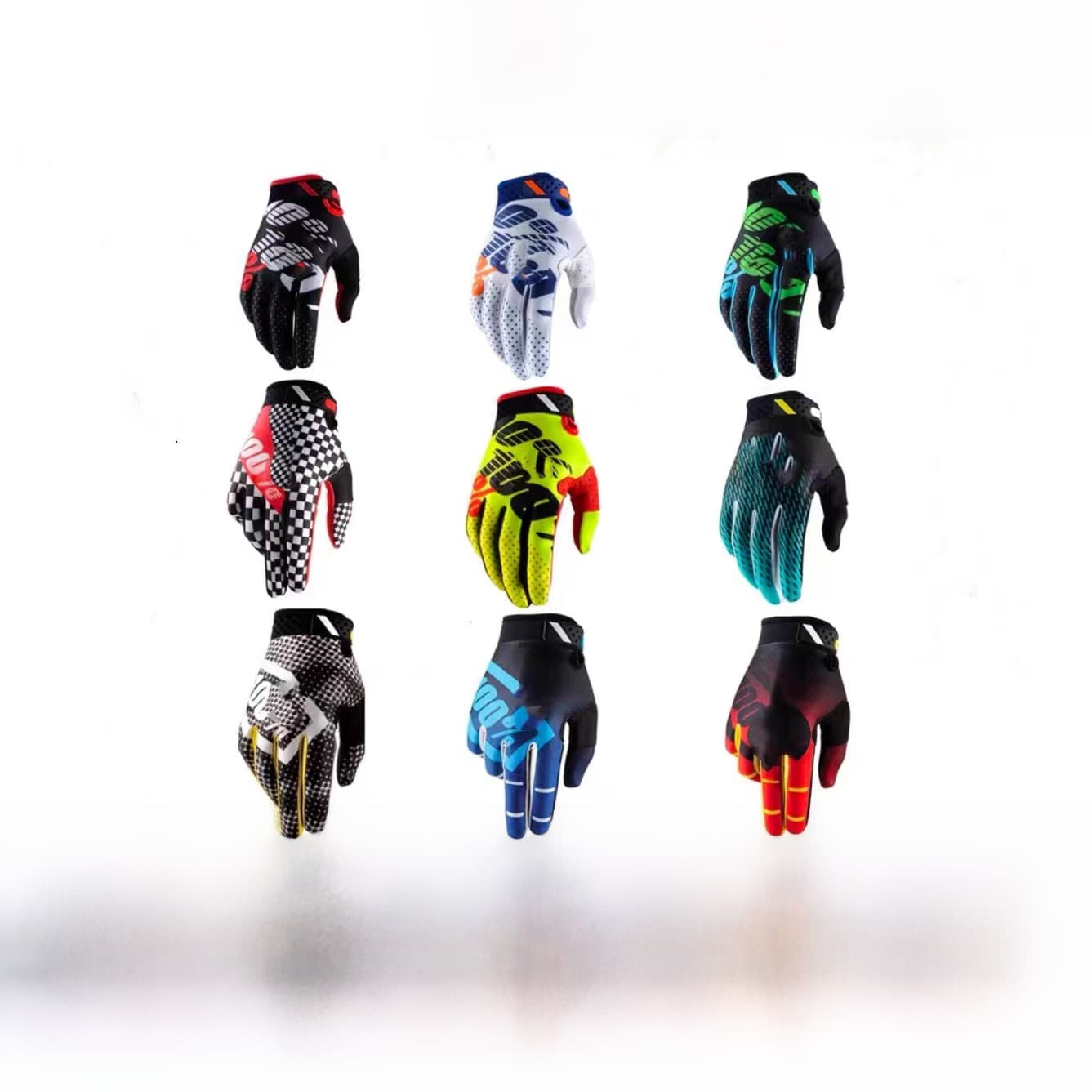 Spot 100 Motocross Racing Gloves Men's and Women's Bicycle Riding Gloves 100% Breathable