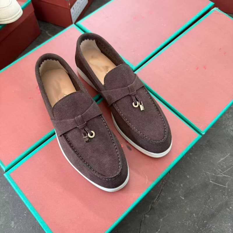 En stock : Mocassins plats décontractés pour femmes LP, de haute qualité, à enfiler, à semelle souple, confortables et faciles à porter.