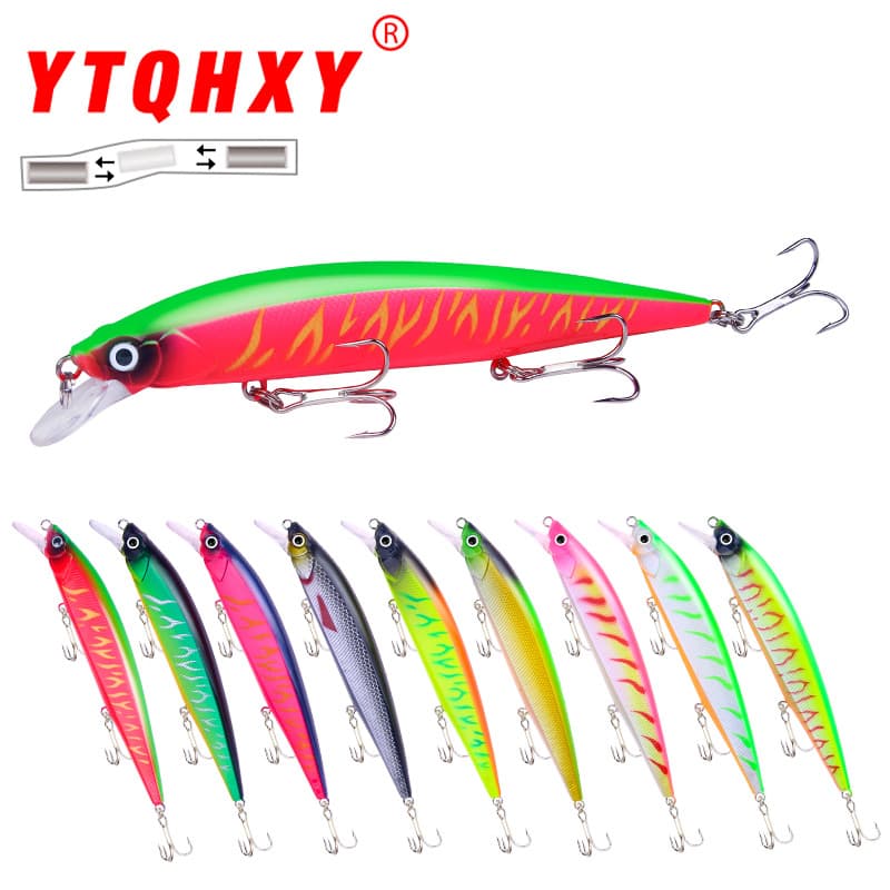 Lure Bait 14cm/18.3g Long Distance Lead Floating Minnow Bait Simulation Bait Hard Bait Bait For Perch