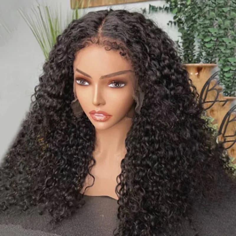 Synthetic Hair Lace Front Small Curly Wigs Wigs Peruvian Hot Selling Lace Headgear