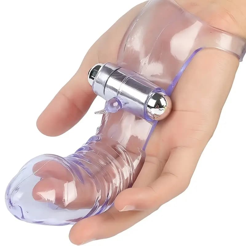 Sex Finger Vibrating Ring Massage Sex Toy For Women And Men