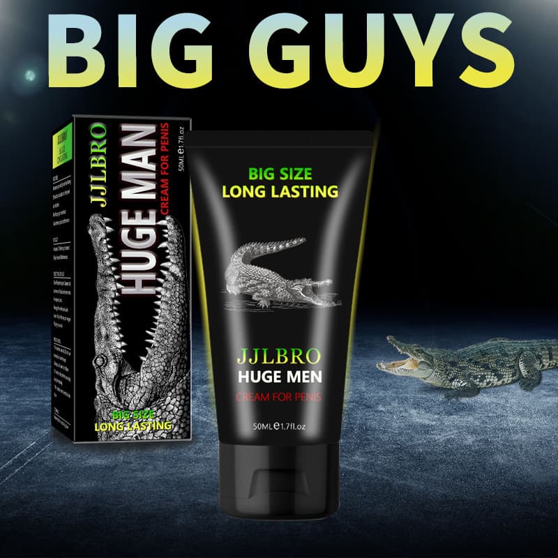 JJLBRO HUGE MAN Crocodile Men's Penile Massage Cream Cavernous tissue nourishing and repairing gel for adults