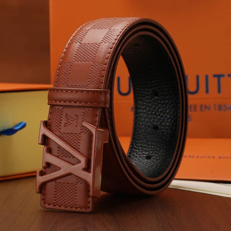 Longue ceinture en cuir véritable pour hommes, boucle automatique étendue, décontractée, Business, vache, 140 150cm