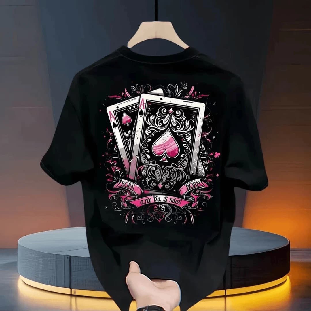 Men's Clothing Short Sleeved Loose Casual T Shirt