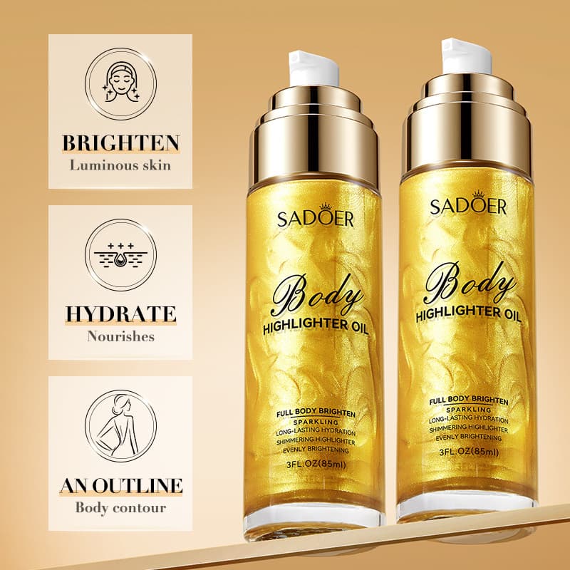 SADOER Gloss Oil Brightening, Moisturizing, and Nourishing Body Lotion in English