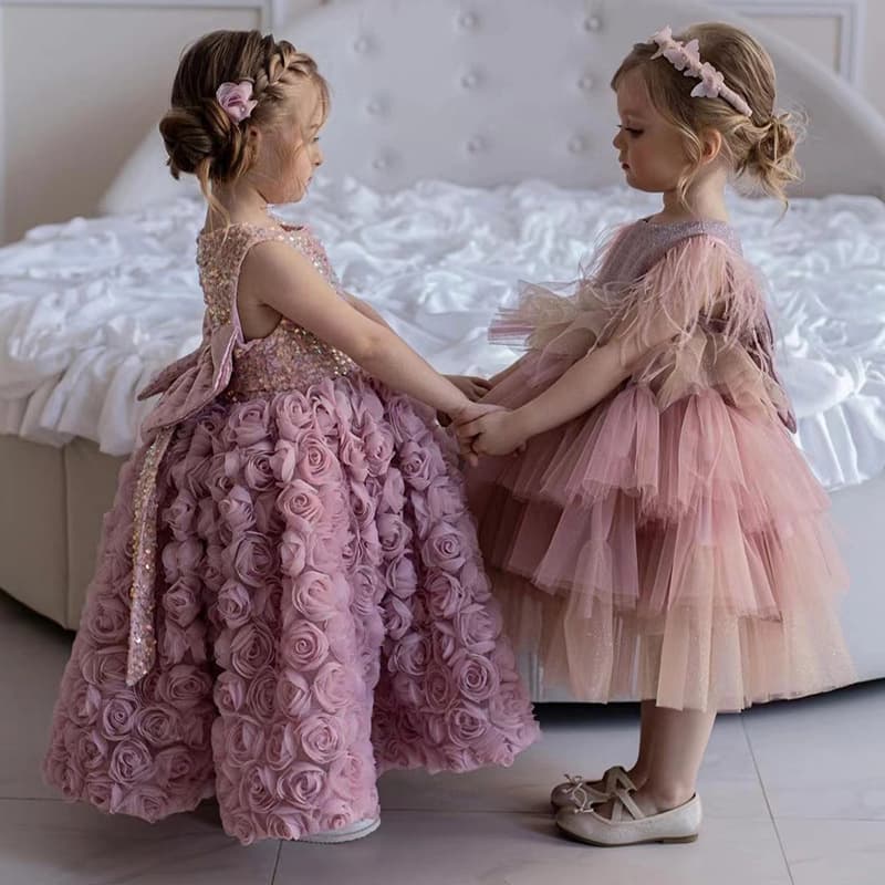 Girls' Princess Tutu Dress Spring New Arrival Polyester Fiber Category A Primary And Secondary Children's Clothing【Pre-sale | Ships In 15 Days】