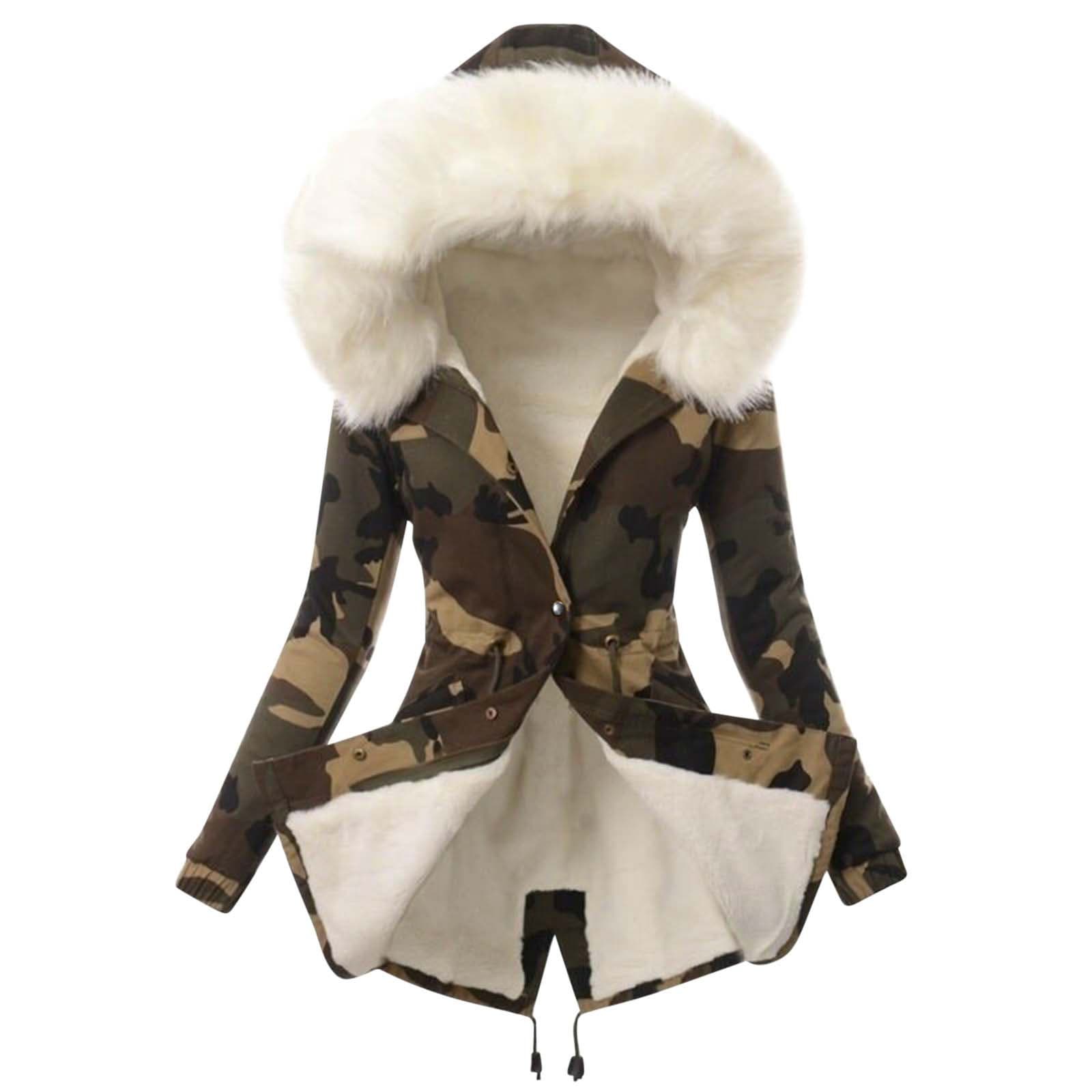 Women's Clothing new winter warm fur collar women's zipper long sleeved slim cotton coat hooded coat W181