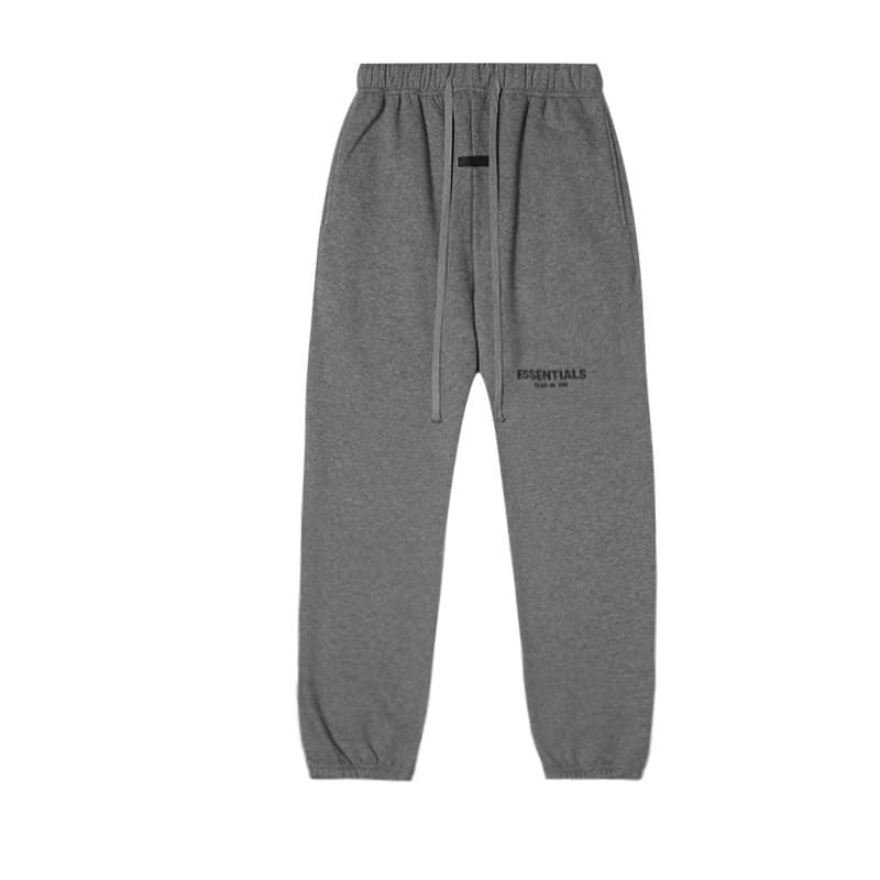 Sweat-shirt ample à double ligne FOG ESSENTIALS Saison 8 avec lettres floquées au dos, en éponge à capuche