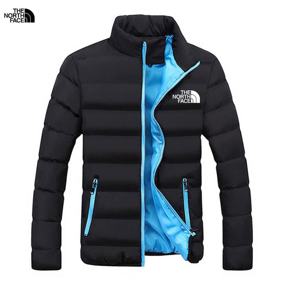 Col montant pour hommes coton J, coton chaud épaissi d'hiver J, duvet J, Cardigan décontracté d'extérieur, coton
