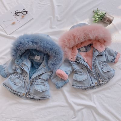 kid's clothing Children's quilted clothes for girls winter thicker new autumn and winter clothes for women
