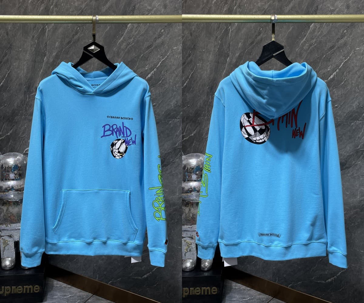 Sweat à capuche Chrome Hearts Cross, version correcte 25ss, polyvalent et tendance, vente en gros
