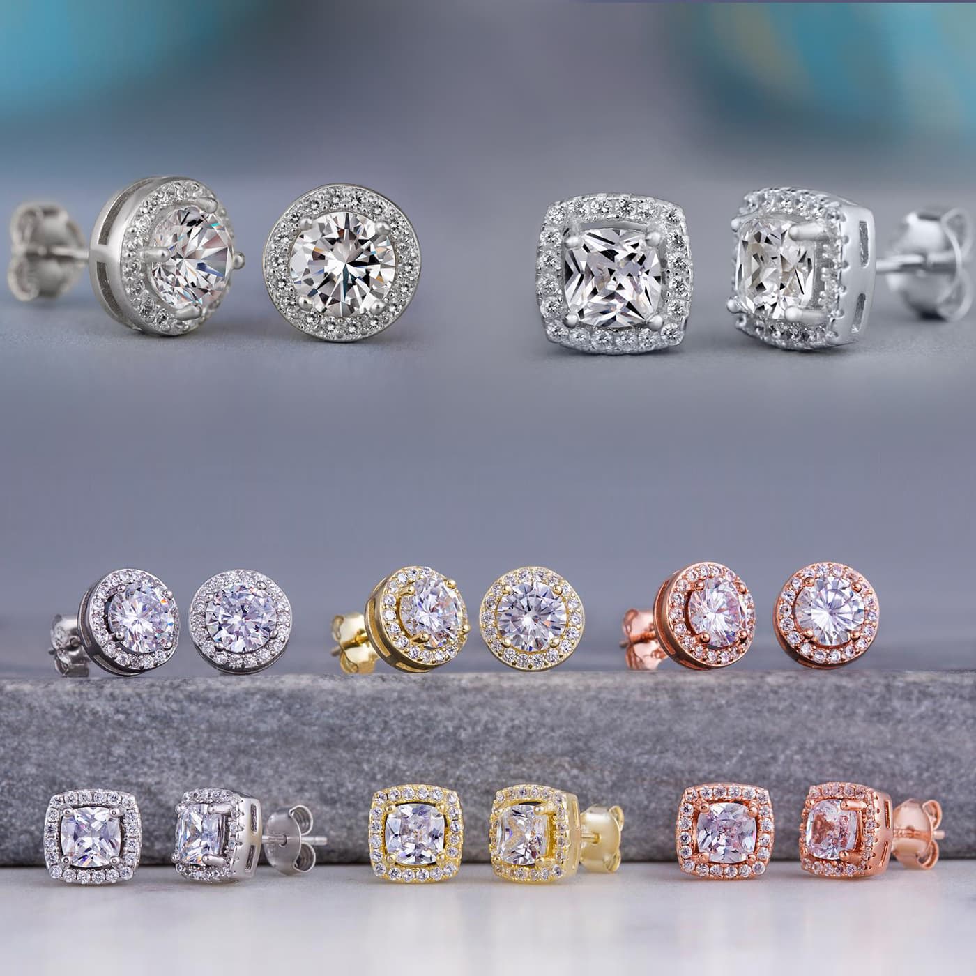 Cao Shi fashion ol personalized Earrings creative zircon women's versatile earrings and Earrings