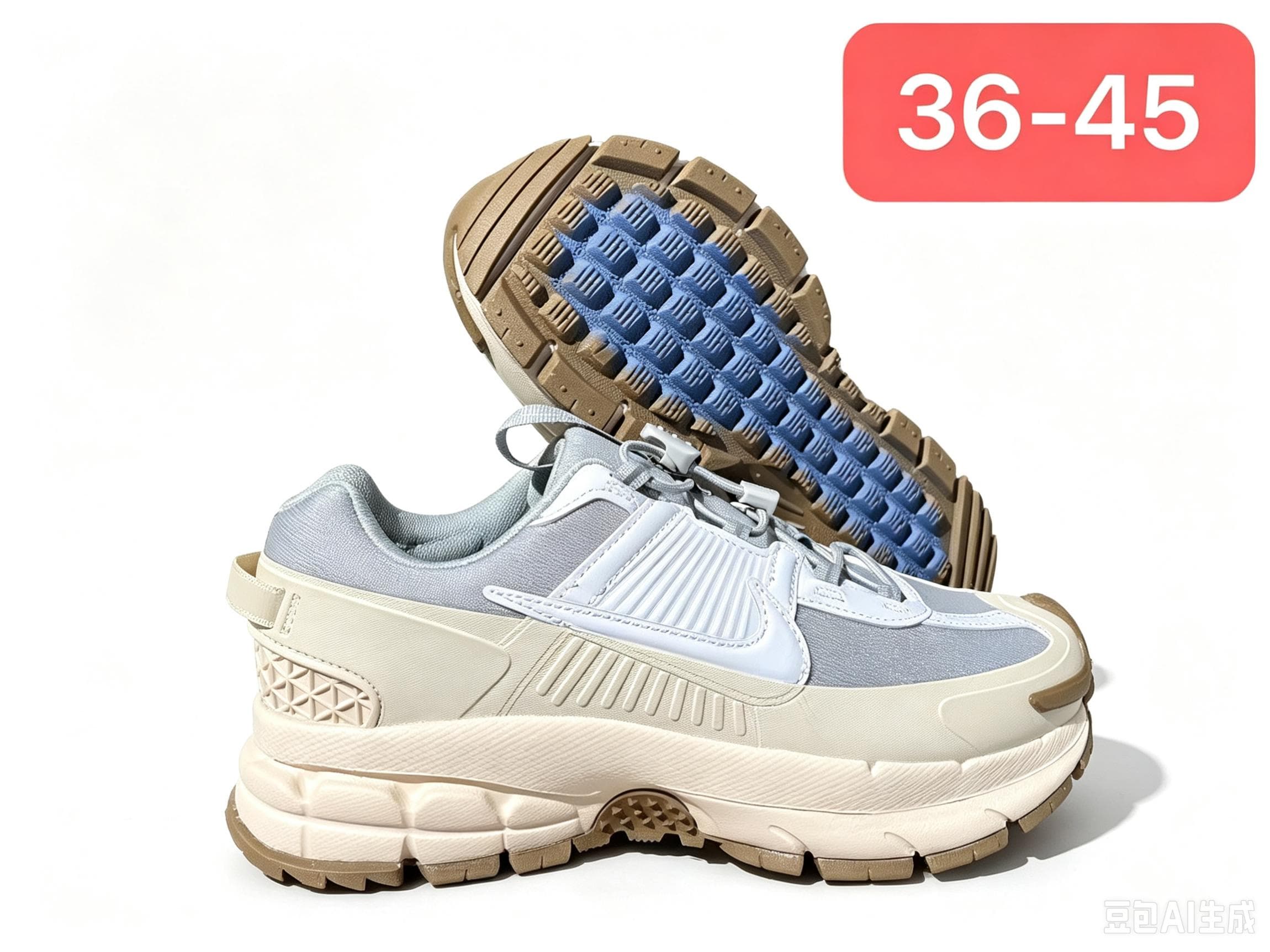 Baskets basses pour homme NIKE Zoom Vomero Roam, légères et robustes, pour le sport et les activités de plein air.