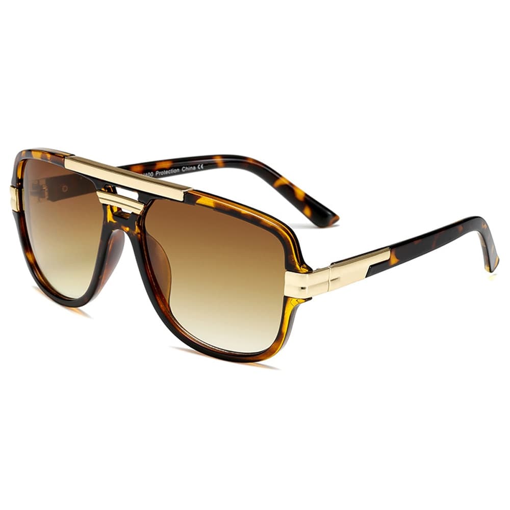 XaYbZc Marque Design Hommes Lunettes De Soleil Vintage Mâle Carré Lunettes De Soleil Dégradé Lunettes De Soleil UV400 Nuances Gafas De Sol Hombre