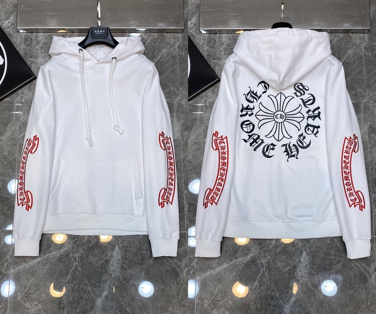 Sweat à capuche Chrome Hearts Cross, version correcte 25ss, polyvalent et tendance, vente en gros