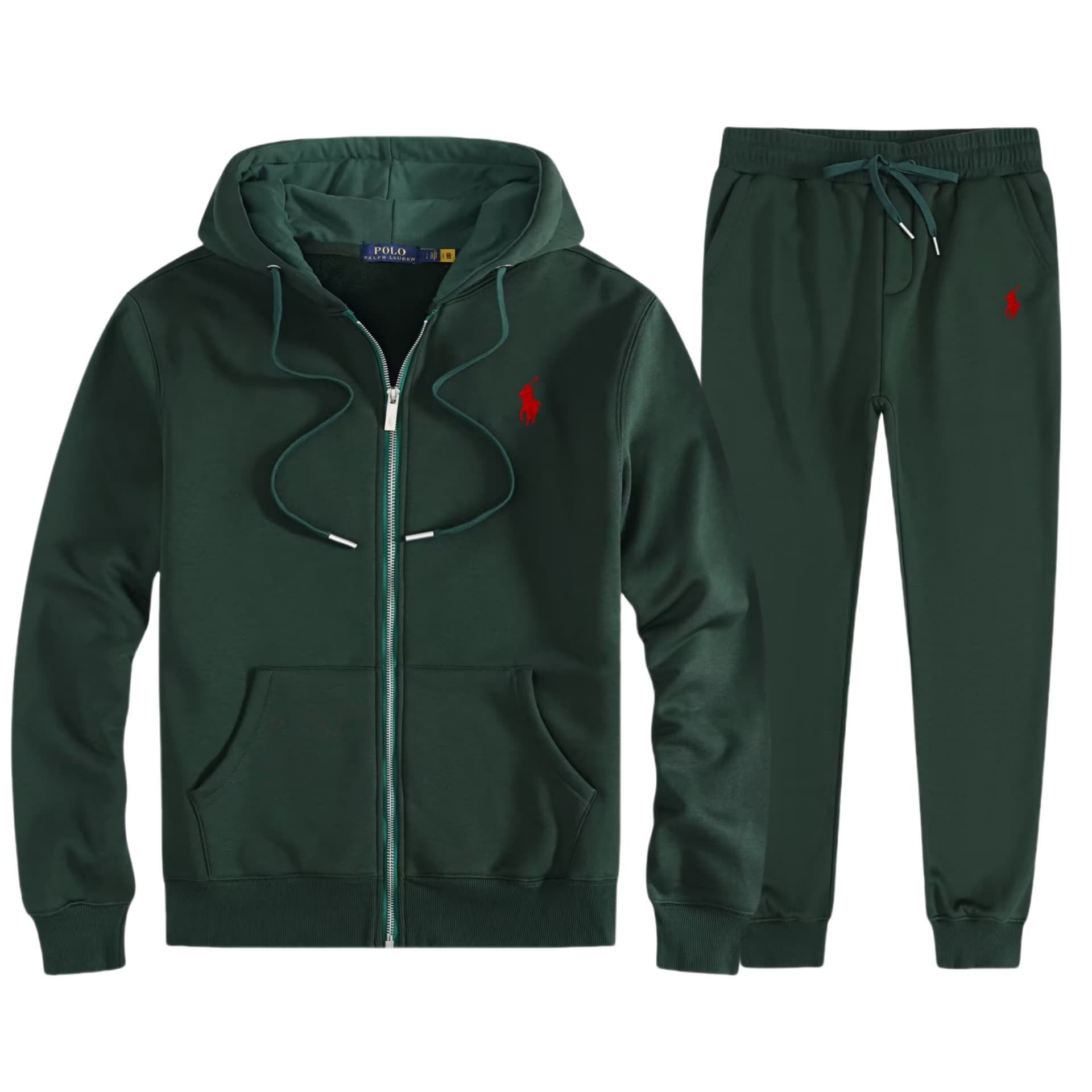 Sweat à capuche brodé Laf RL pour homme et femme, ensemble veste à capuche et pantalon, style décontracté, printemps-automne