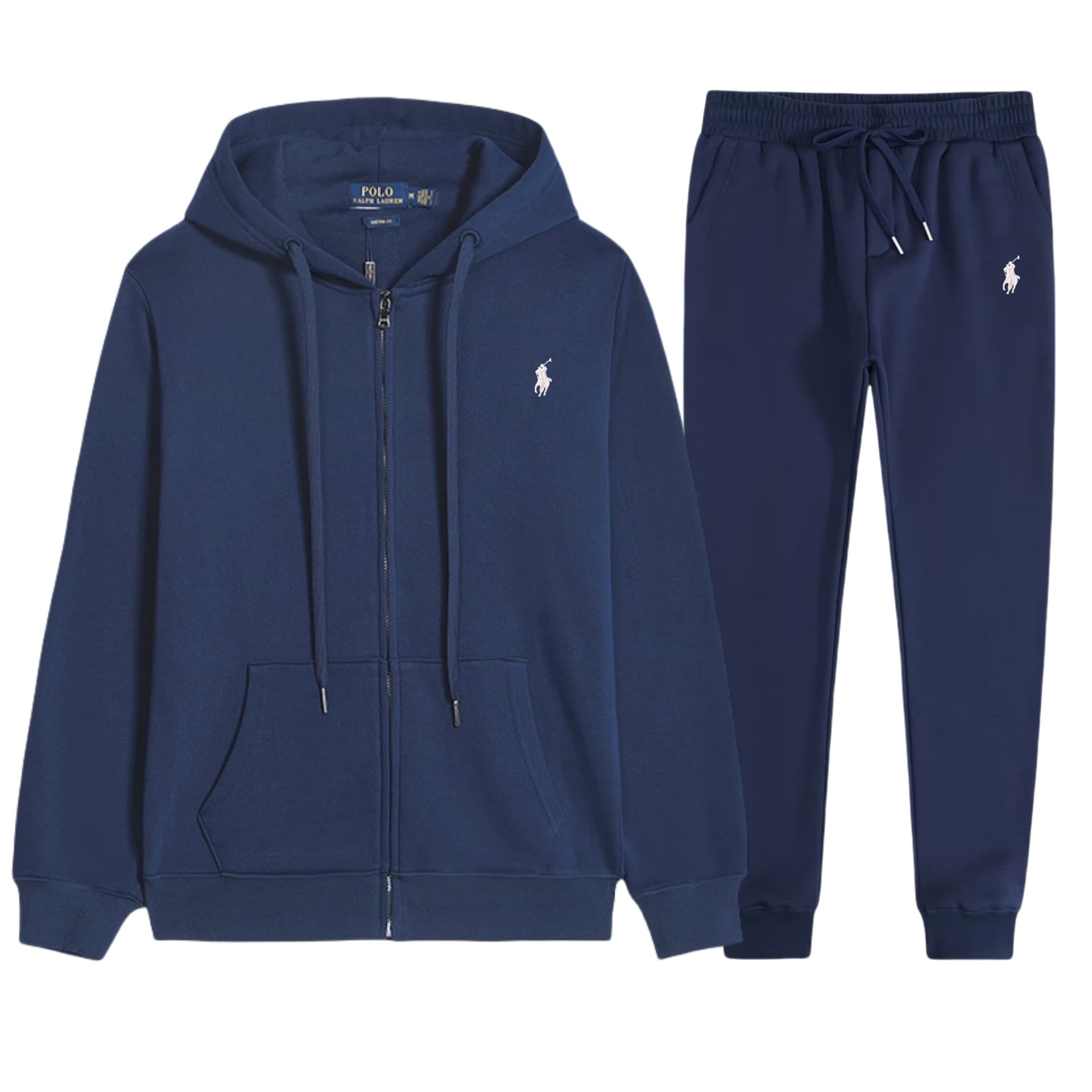 Sweat à capuche brodé Laf RL pour homme et femme, ensemble veste à capuche et pantalon, style décontracté, printemps-automne