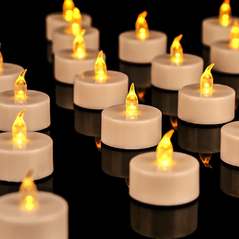 Factory Direct Led Candle Light Plastic Electronic Candle Christmas Candle Light Wedding Decoration Tea Wax Birthday Candle