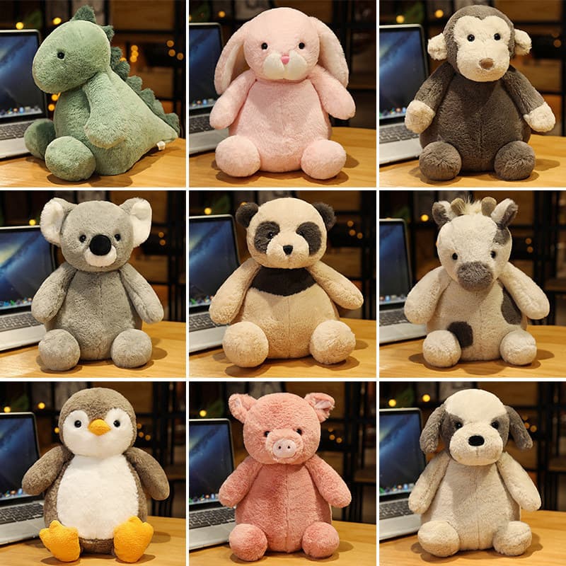 Toy Tuanzi dinosaur animal Bear wedding plush toy doll claw machine doll pink pig koala doll
