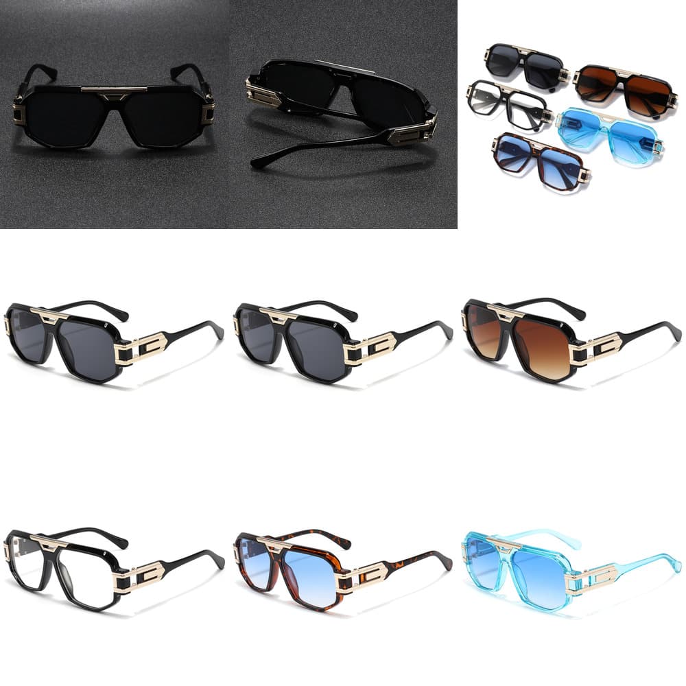 2026 High-End Avant-Garde Large Frame Men's Punk Shades Cool Personality Sunglasses Men