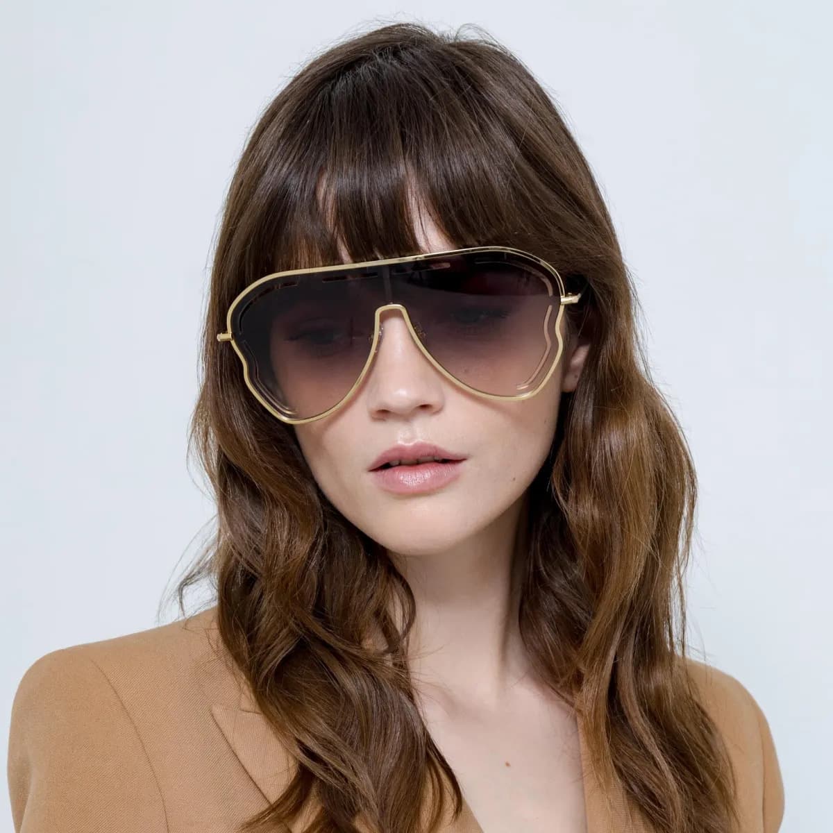 G Butterfly Sunglasses Women's Sunglasses Large Frame Hollow Lens Y2K Sunglasses