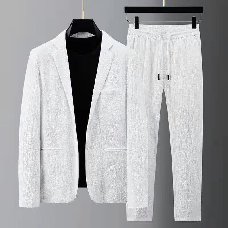 Men's Clothing Linen Suits Spring And Summer High End Slim Youth Fashion Casual Suits