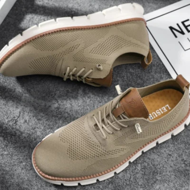 Mens Spring Mesh Sneakers Plus Size Casual Business Loafers Formal Shoes for Men Trainers Zapatos
