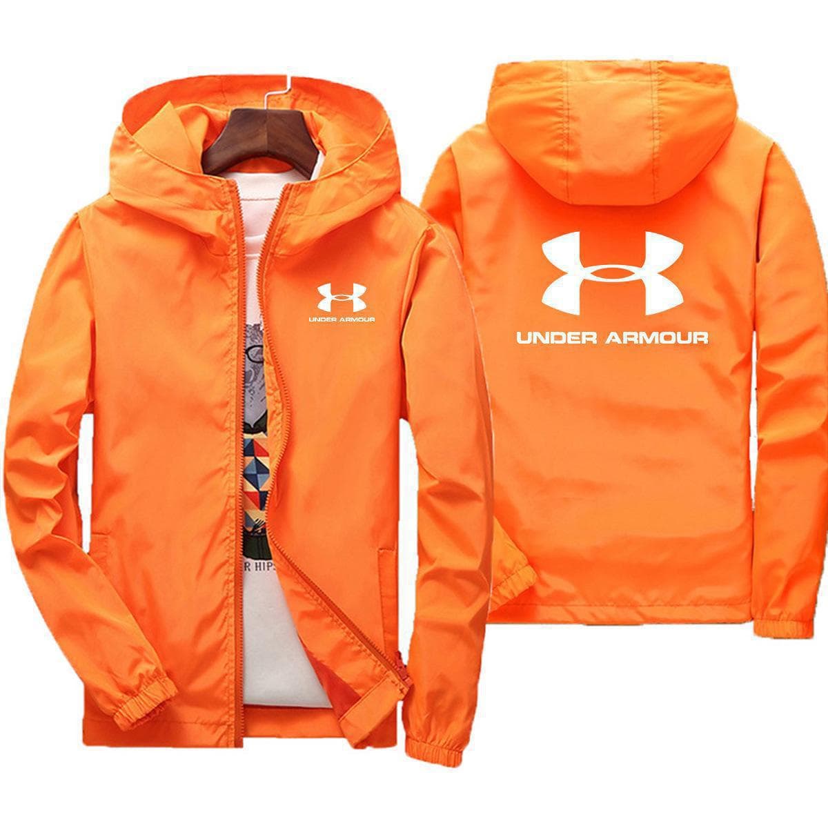 Veste à capuche tendance pour homme, coupe-vent ample et fine, coupe-vent élégant et coupe-vent pour jeunes