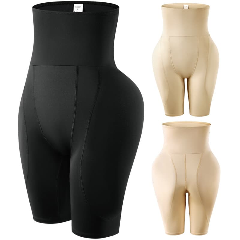 women's pants with crotch-enhancing butt-enhancing butt-enhancing pads, body corset and body shaping boxer-angle fake butt-enhancing underwear