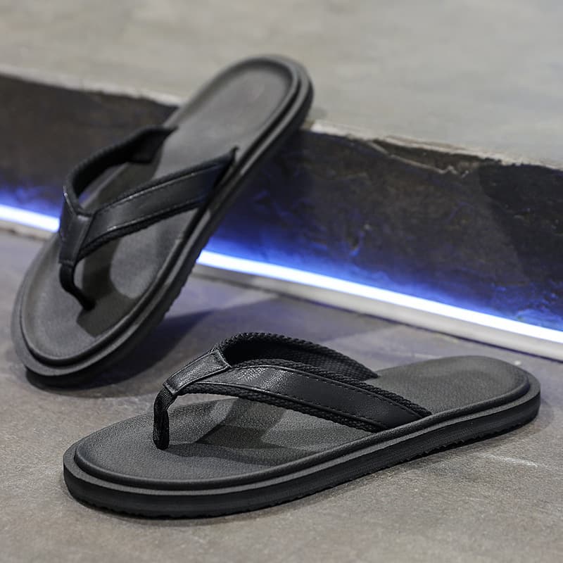 Herringbone Trendy Wear In Summer, New Style Of Sandals, Personalized Outdoor Slippers For Men, Summer Beach