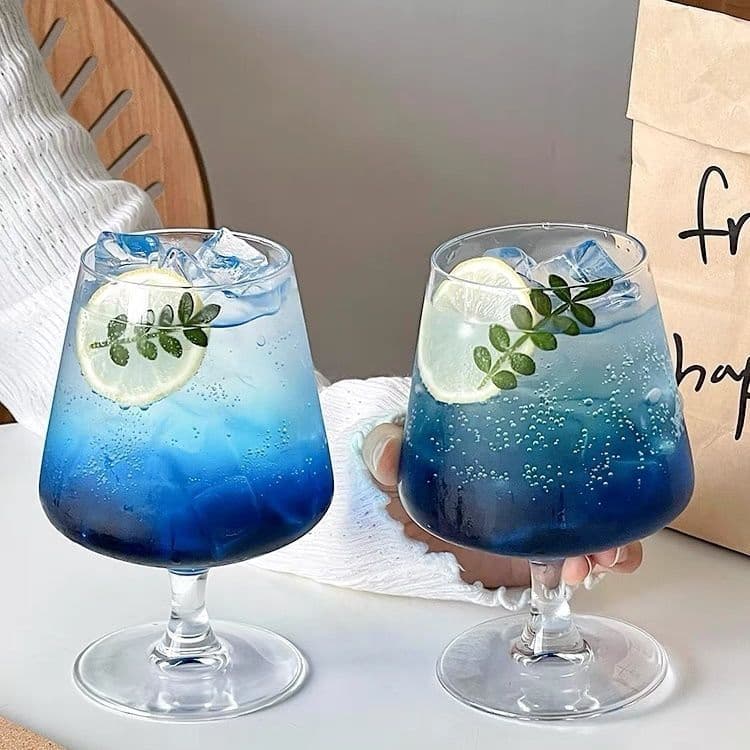 Ins Style Short Glass Cocktail Beverage Soda Sparkling Water Drink Mixing Cup High-end Feel