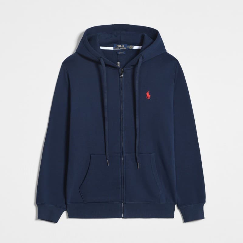 Vêtements pour femmes Thin Series Pony Cardigan à capuche RL Pull de couleur unie Brodé Loose Paul POLO Jacket