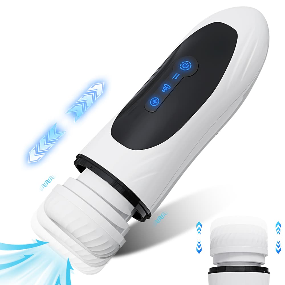 Sucking Automatic Telescopic Masturbators for Men Male masturbator Cup Thrusting Masturbation Piston Adult