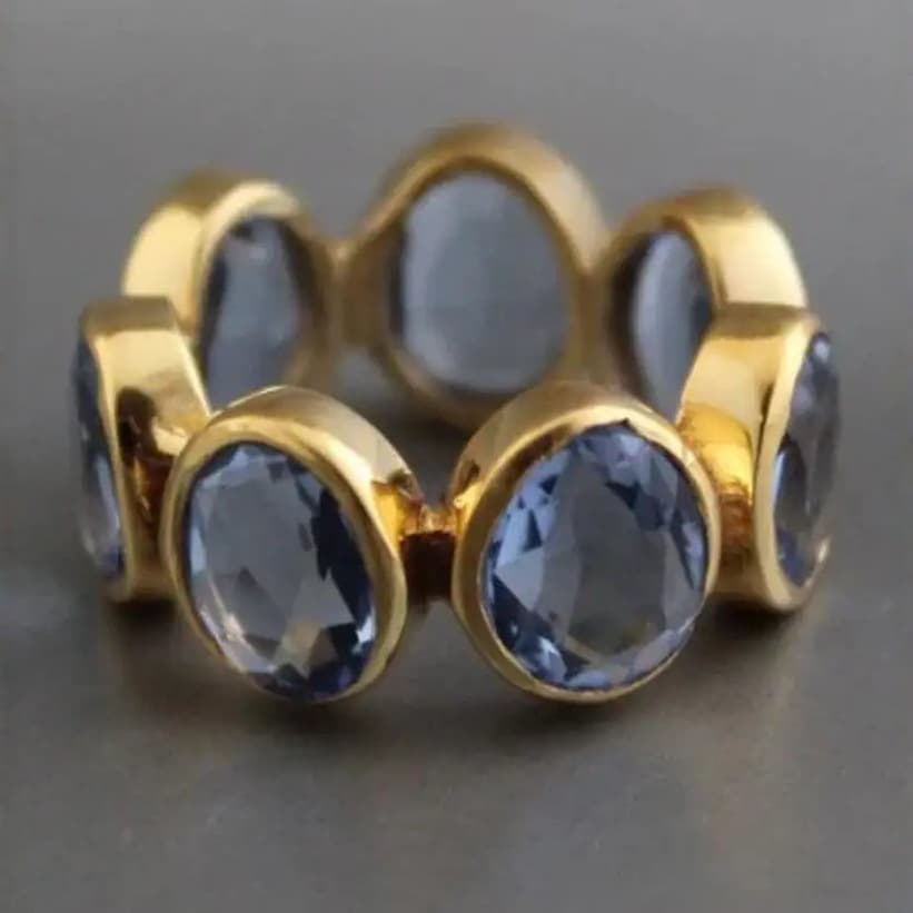 Hongdi Cross-Border E-commerce Source Copper Inlaid Zircon Women's Ring European And American Trendy New Fashion