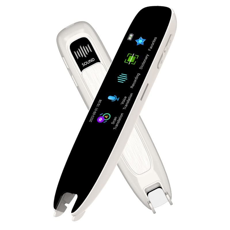 Multilingual Offline Scanning Translator Pen For Kids & Adults - Portable Dictionary Device With Instant Text Recognition & Audio Pronunciation