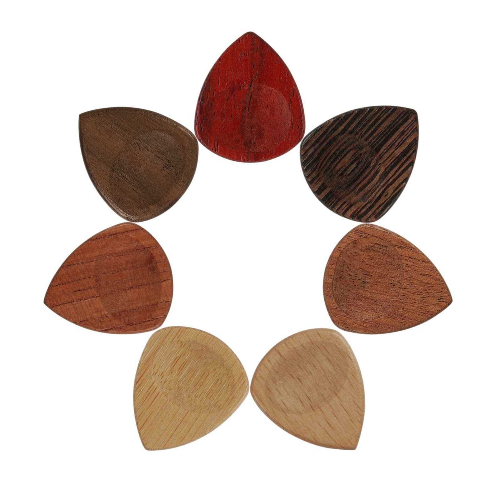 2.7mm Solid Wood Pick, Universal Wooden Pick For Acoustic Guitar And Ukulele
