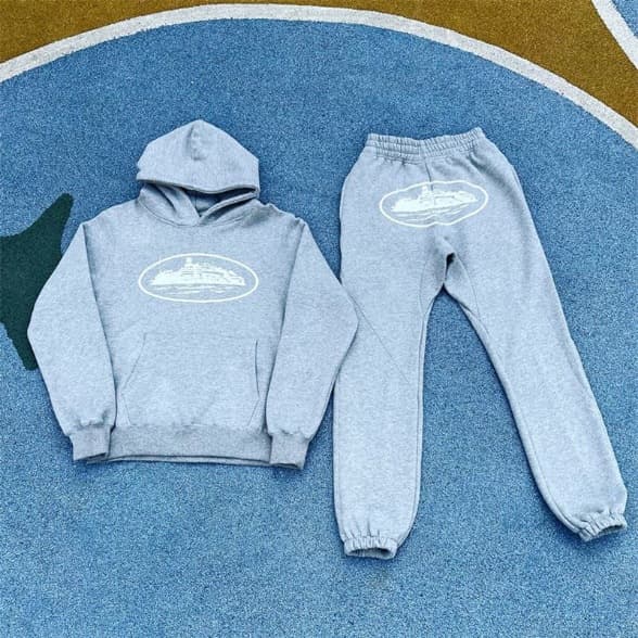 Sweat à capuche ample tendance Cortez blanc Sportswear, ensemble décontracté de skateboard hip-hop tendance, pour hommes