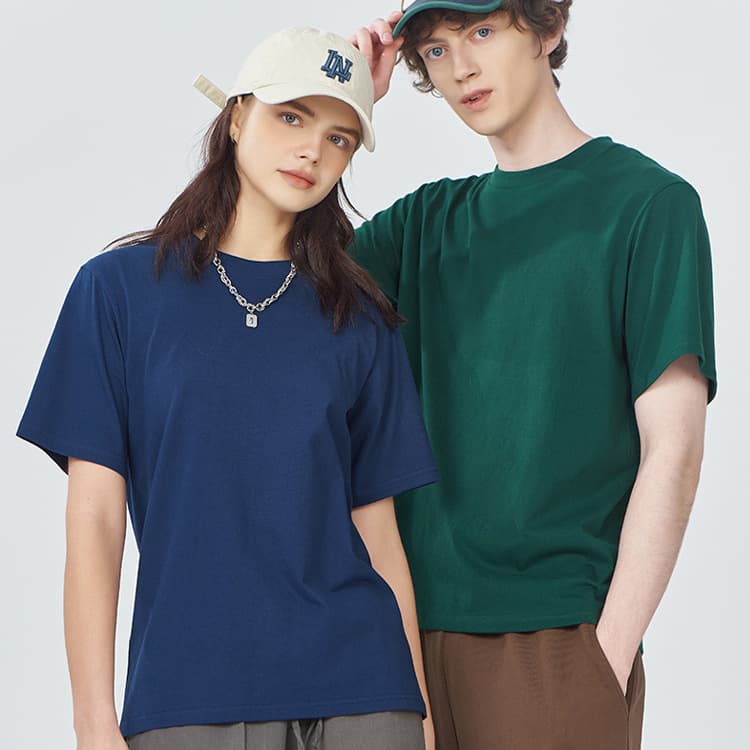 men's T-shirt logo cross-border special trendy brand men's large size short-sleeved unisex advertising shirt