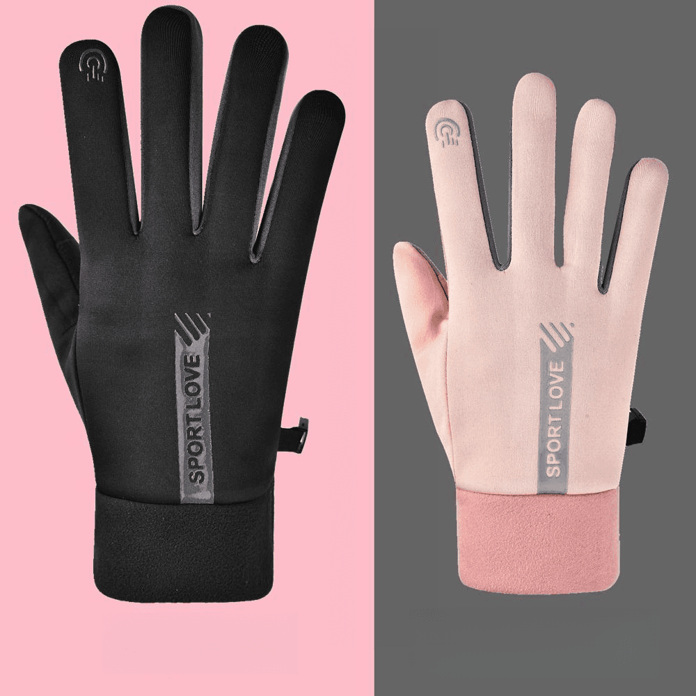 Winter Sports Warm Gloves for Men Women splashing Water Wind Cold Protection Couples Riding and Driving Anti slip Touch