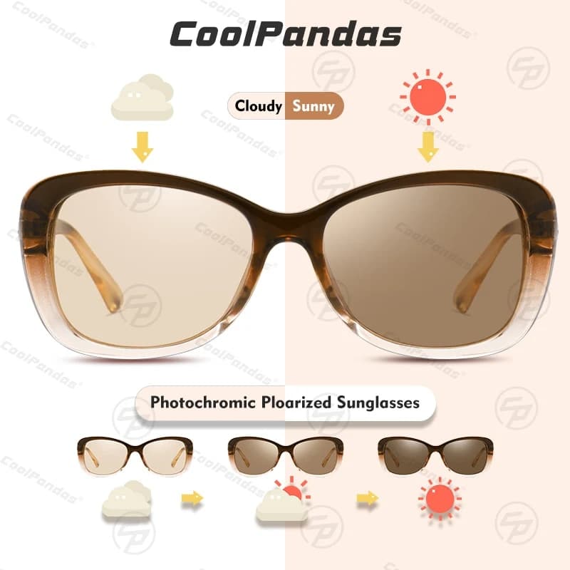 New Brand Diamond Photochromic Sunglasses Women Polarized Driving Anti-glare Sun Glasses oculos de sol feminino