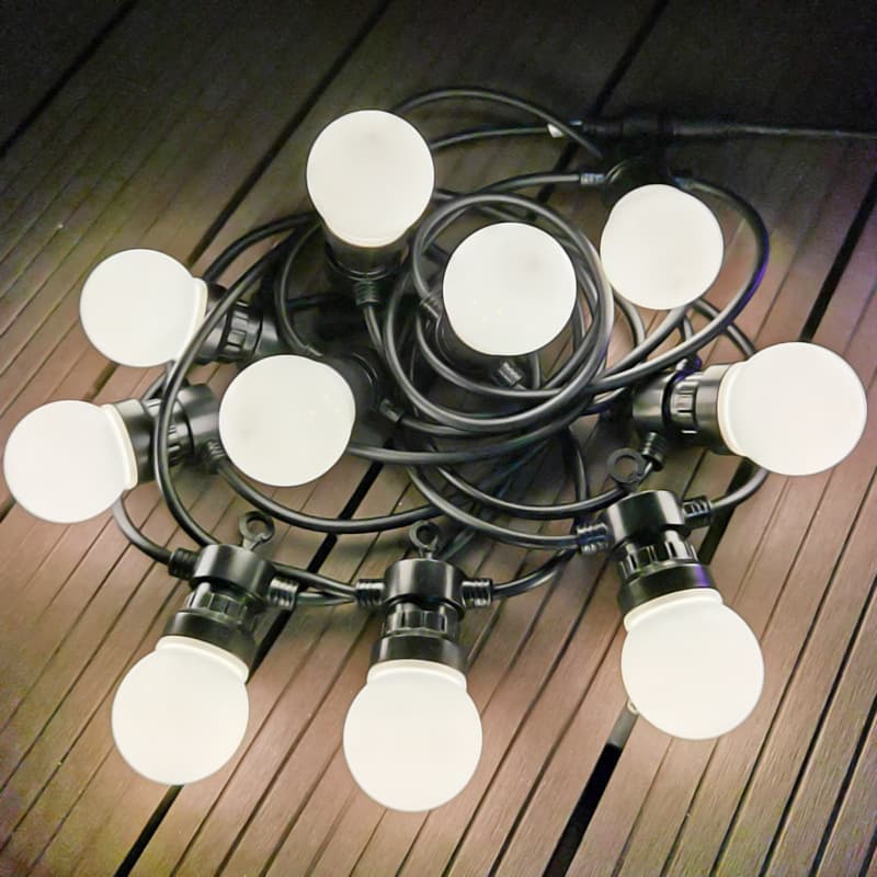 Christmas lighting G50 ball light solar light outdoor waterproof LED light string decoration garden street camping decorative light