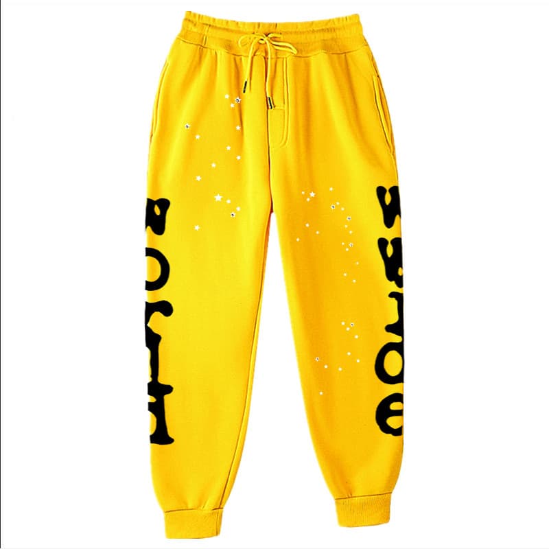 Sweat à capuche et pantalon de survêtement imprimé automne/hiver de la série Spider 555