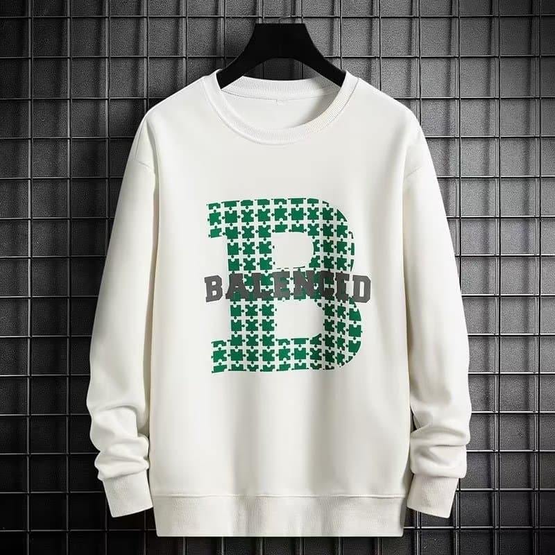 Men's Clothing Round Neck Long Sleeve Spring And Autumn Loose Bottoming Shirt Inner Wear Tops