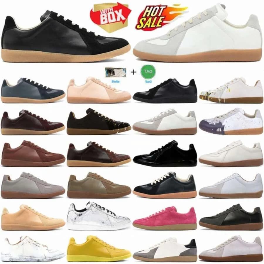 Chaussures d'entraînement allemandes M6, étiquette originale, polyvalentes, à lacets, décontractées, confortables, à fond plat, à tête ronde, blanches, pour hommes et femmes
