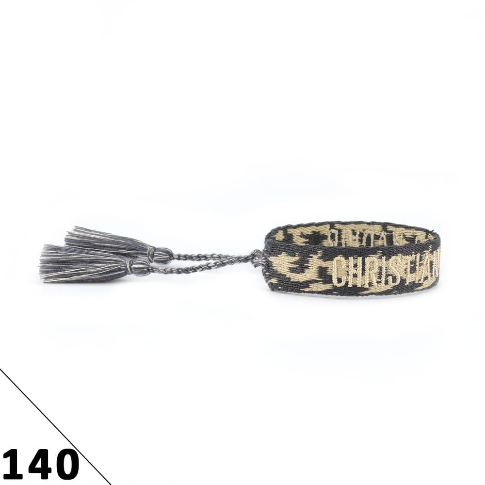 Bracelet unisexe tendance avec lettres tressées