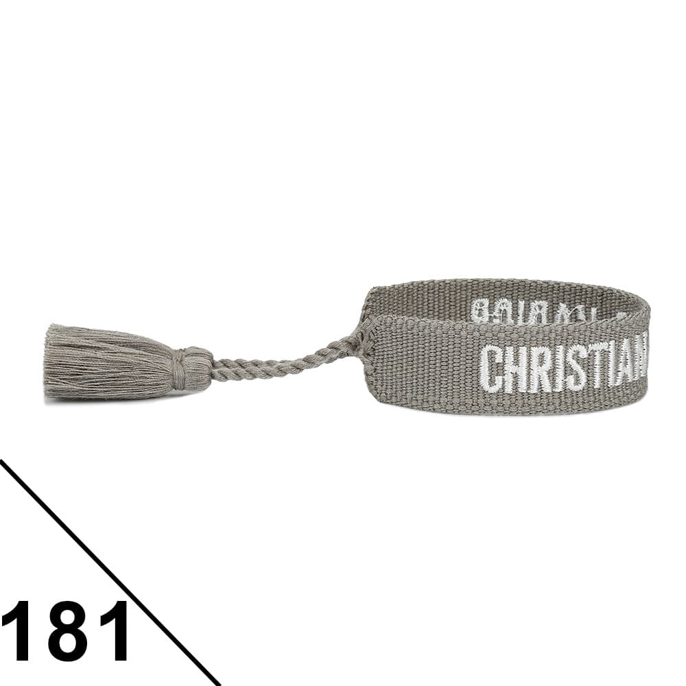 Bracelet unisexe tendance avec lettres tressées