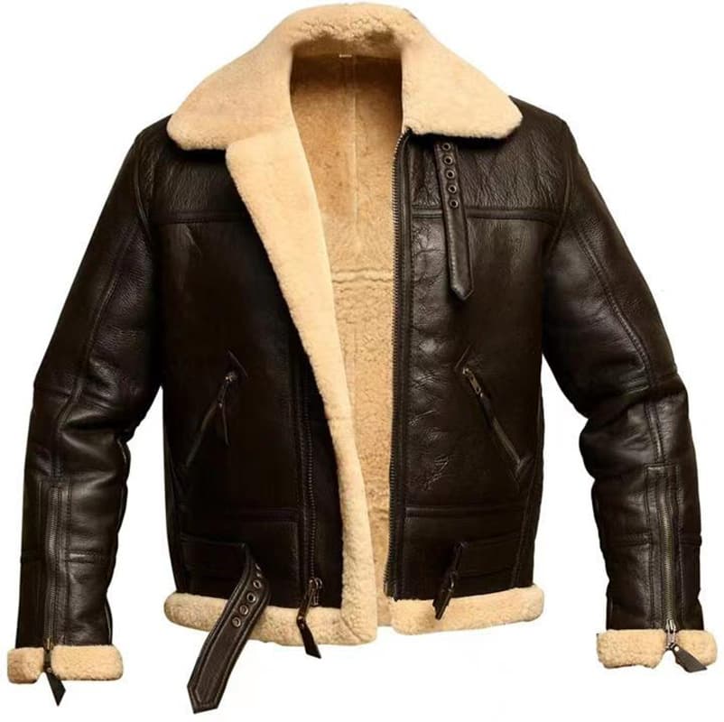 Men's Clothing Independent Station New Pu Short Fur One Piece Men's Jacket 6502