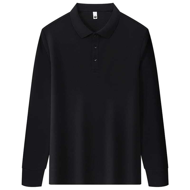 Men's Clothing Long sleeved polo shirt for men in summer