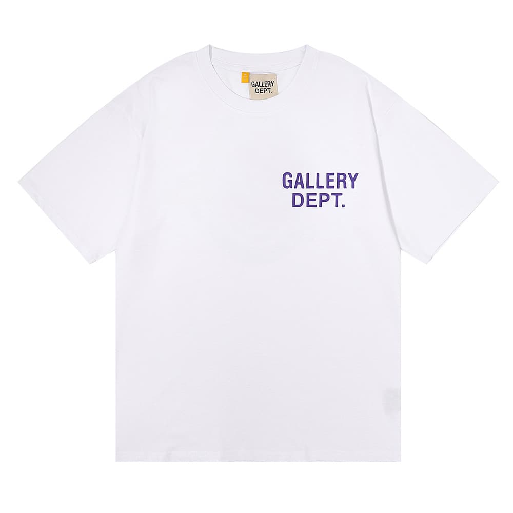 T-shirt à manches courtes et col rond en coton pour homme, nouveau modèle classique avec logo imprimé et slogan, 2024