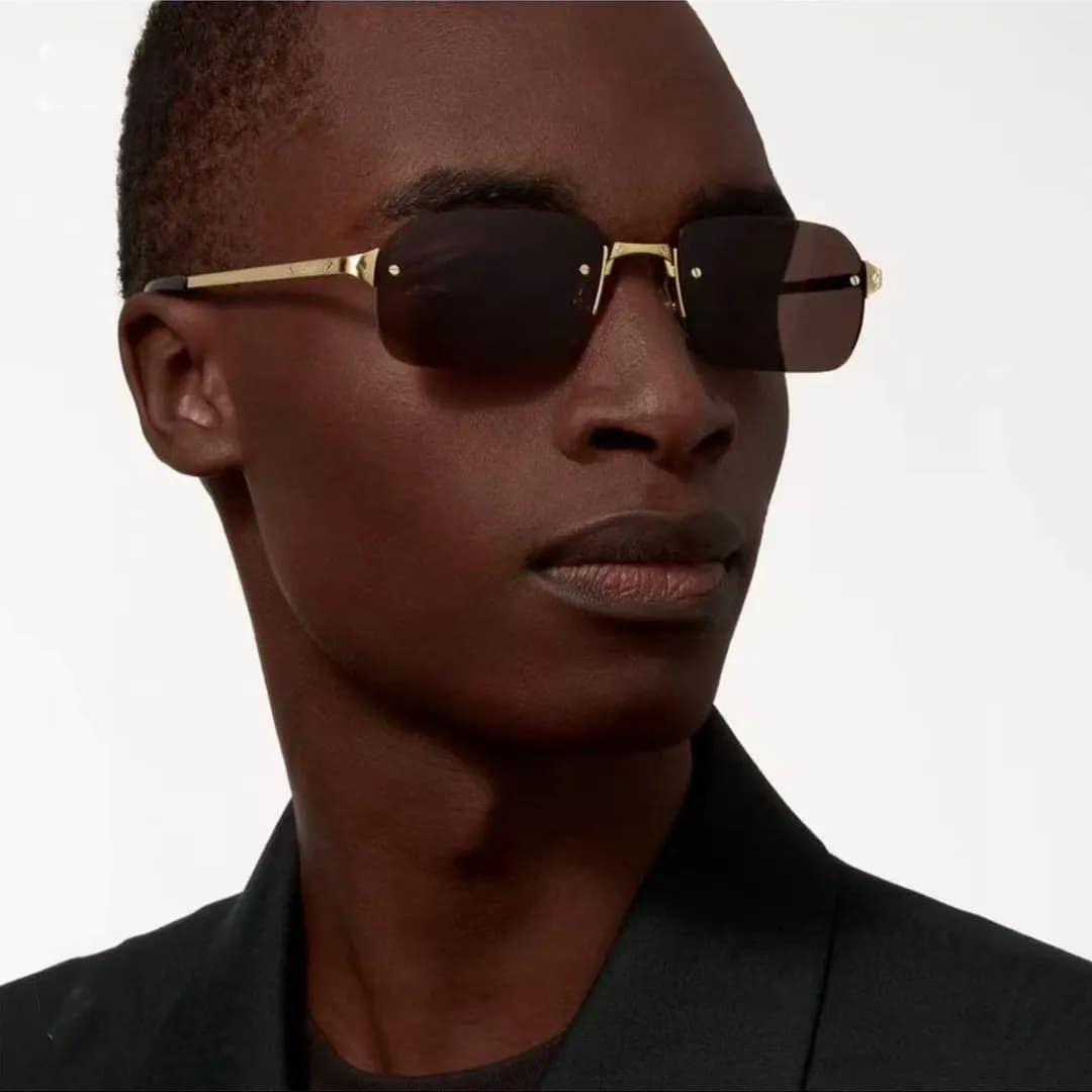 Luxury, Ka Jia European And American INS Women's Square Fashion High Luxury Frameless Sunglasses Trendy Men 620